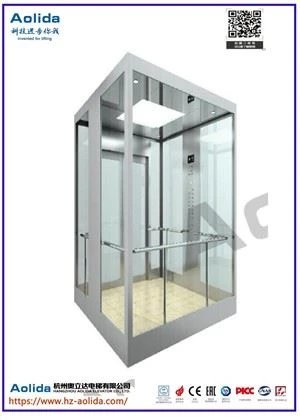 Qurilish binosi uchun panoramik lift yo'lovchi lifti